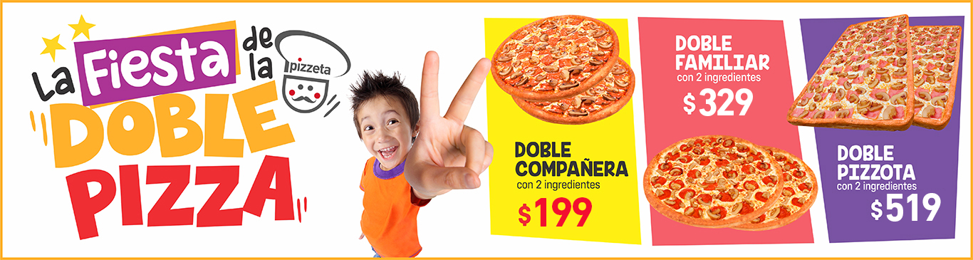 DOBLE PIZZA NIÑOS