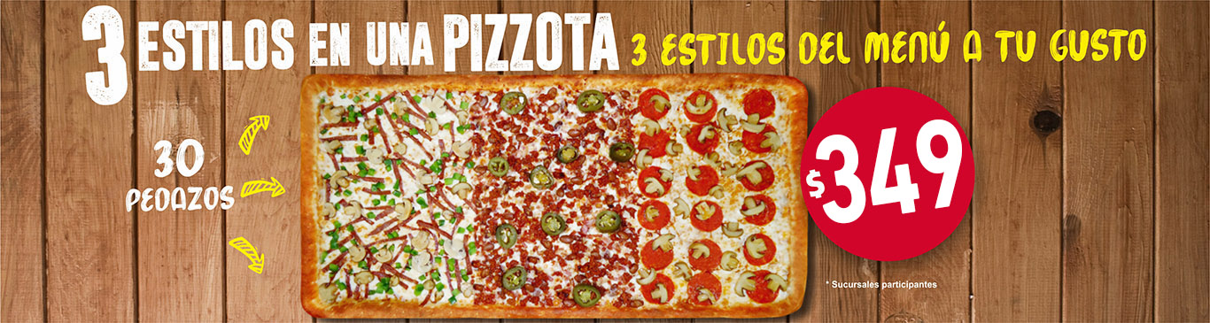 PIZZOTA 3 ESTILOS