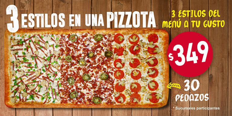 PIZZOTA 3 ESTILOS