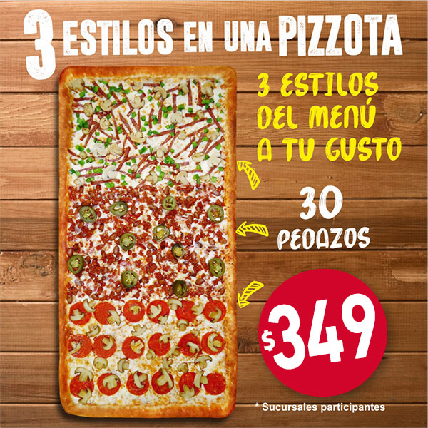 PIZZOTA 3 ESTILOS