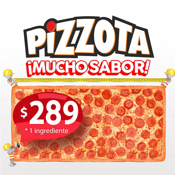 PIZZOTA 1 INGREDIENTE 289